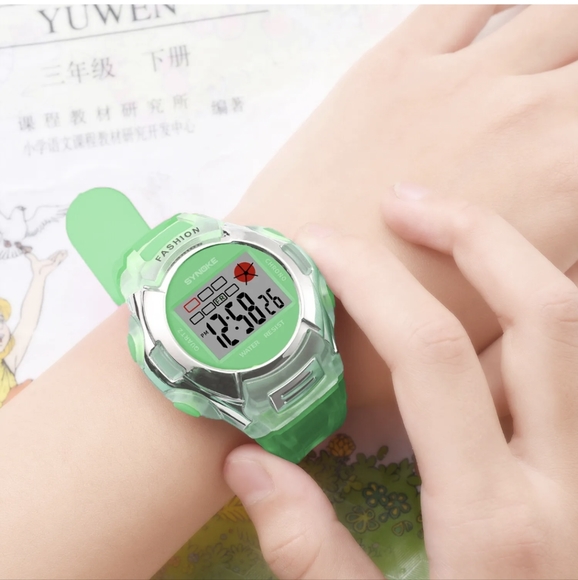 Waterproof Kids Sports Boys Girls Student LED Digital Watch Alarm Stopwatch Gift - Picture 2 of 2